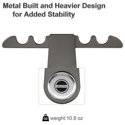 Portable Pool Stick Holder - 4-Cue Weighted Claw Holder for Billiard Table, Grey - color: Grey