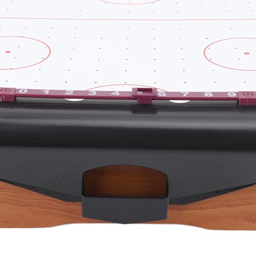 Table Top Air Hockey Game, Battery Operated Kids Adults with 2 Paddles and Pucks, Ideal for Indoor Outdoor Family Fun