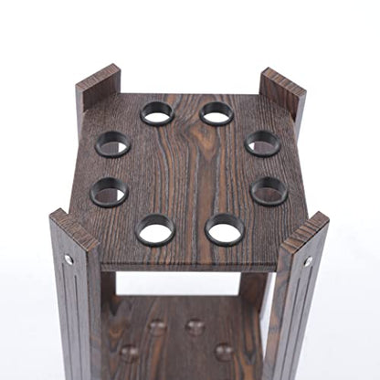 8 Holes-Pool Cue Rack Holder Billiards Stick Stand Floor Stand Pool Stick Holder Use for Golf Club Fishing Rod Billiard Poles, Club Organizer Display Stand - style: style 5