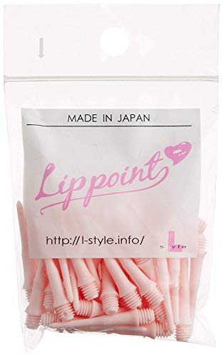 Lstyle Dart Tips: Original Lippoint - Soft Tip Dart Points - 2BA Thread - Regular Length - Sakure Pink