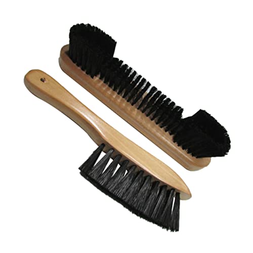 Sosoport 2 Pack Pool Table Brush Rail Brush Set Pool Table Cleaner Small Handle