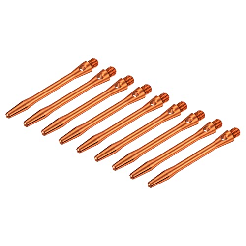 PATIKIL Dart Shaft, Medium 2BA Thread Aluminum Dart Stems Dart Accessories Throwing Fitting for Steel Tip - color: Orange, size: 45mm
