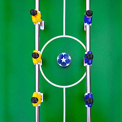Coopay 18 Pieces 32mm Foosball Balls Table Multicolor Football Soccer Replacement Balls for Official Tabletop Game with a Black Drawstring Bag - color: multicolour star