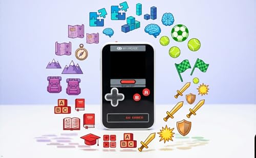 My Arcade Go Gamer Classic-RED: Preloaded Console with 300 Games, Full Color 2.5" Screen-Fun for The Whole Family (DGUN-3909) - style: Go Gamer Classic-RED