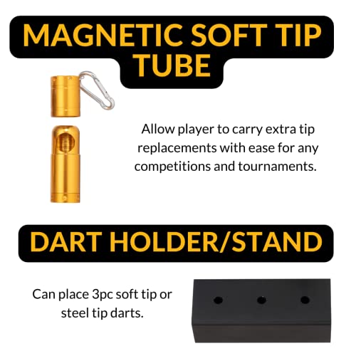 Deluxe Darts Tune up Kit Box | Flights, Sharpener, Shafts, O-Rings, Flight Savers, Accessories (10447-Deluxe) - color: 10447-Deluxe