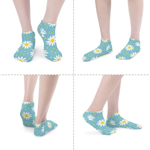 5 Pairs Women’s Low Cut Ankle Socks, Soft Athletic No Show for Running Yoga Daily Wear - color: Picture (11)
