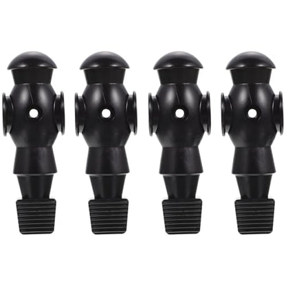Homoyoyo 4pcs Foosball Men Replacement, Football Players Parts Foosball Man Table Player Football Machine Accessories - color: Black