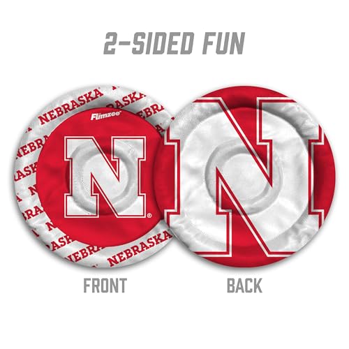 YouTheFan NCAA Nebraska Cornhuskers Flimzee Bean-Bag Flying Disc - style: Nebraska Cornhuskers