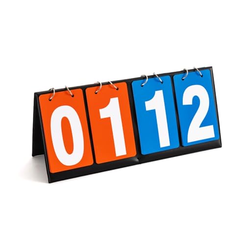 Scoreboard Score Keeper Score Flipper Waterproof Tear-Resistant and durablefor Basketball Tennis Sports