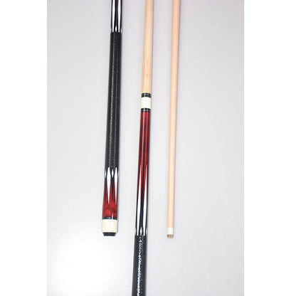 TGA Sports Pool Cues 2-Piece 58 Inch Billiard Cue Sticks 13mm Hard Tip Canadian Maple Cues Set of 2