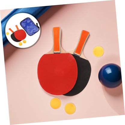 Balacoo 1 Set Professional Table Tennis Training Set Rackets Balls and Carry Bag for Use Comfortable Grip Precision Hitting Experience Versatile Sports Equipment