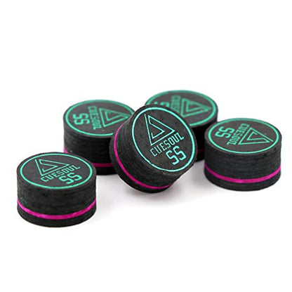 CUESOUL Cue Tips-Pool Cue Tip/Snooker Cue Tip/Glue on Tip - color: Pool cue tip-SS