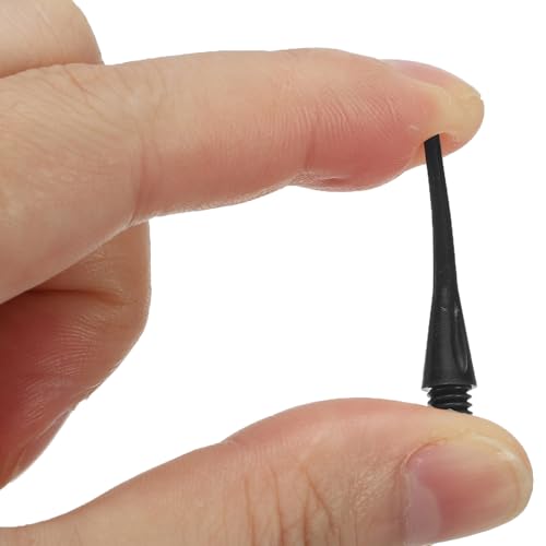 Plastic Dart Tips 2BA Thread, 30 Pack Soft Tip Dart Points Replacement Dart Accessories, Black