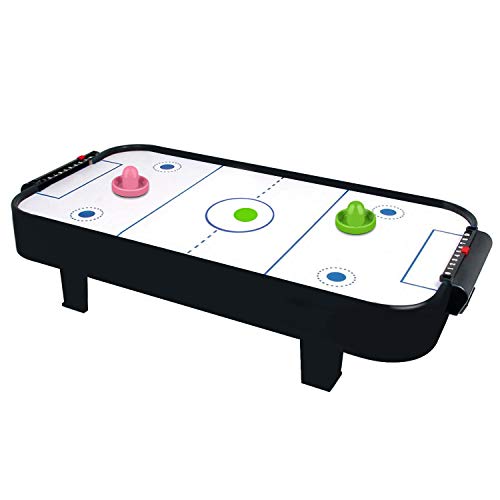 ONE250 Air Hockey Pushers and Red Air Hockey Pucks, Goal Handles Paddles Replacement Accessories for Game Tables (4 Striker, 4 Puck Pack) - color: Pink & Green