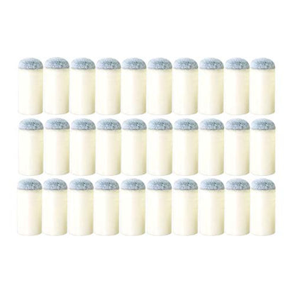 RLECS 30pcs Professional Billiard Replacement Tips 13mm Gray Cue Tips Durable Pool Cue Repair Rod Stick