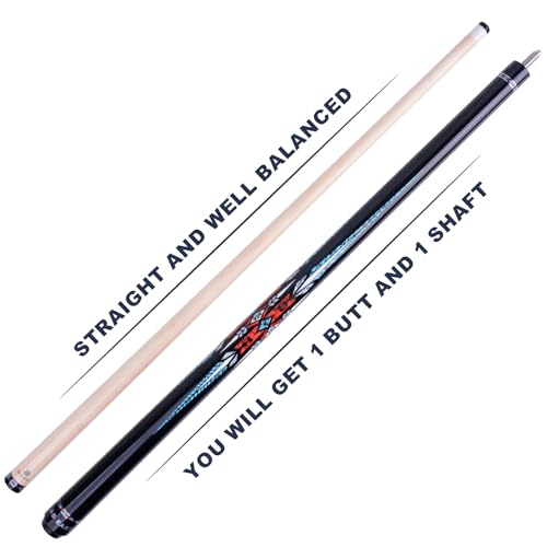 36”/42”/48” Canadian Maple Billiard Short Pool Cues for Tight Places - size: 42"