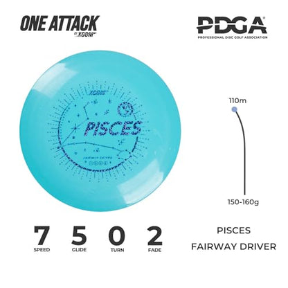 PDGA Approved Disc Golf Set - 6 PCS 155-178g Discs | 2 Putters, 2 Midrange, 2 Drivers | Accessories Include Mini Marker | Beginner Set for Outdoor Backyard