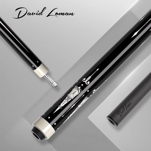 Carbon Fiber Pool Cue 58" 2-Piece Cue Stick Professional Cue Carbon Technology Low Deflection Billiard Cues（Weight can be Adjusted） - color: Phantom, size: 13mm