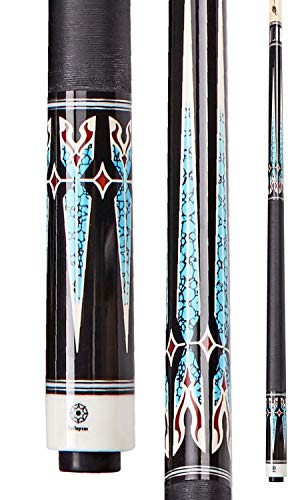 Collapsar CH Pool Cue with Soft Cues Case Sets,58" 2-Piece Custom Professional Billiards Ques Sticks with 13mm Tips,Pro Maple Wood Shaft with 5x16x18 Joint 19-21oz Billiard Pool Stick - color: CH04+Joint Protector+Soft Case, size: 21 ounce