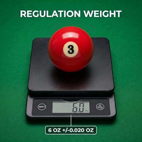 KONLLEN Single Replacement Pool Ball – 2-1/4" Regulation Size & Weight Billiard Ball Made of Phenolic Resin (Choose 1–15 or Cue Ball) - color: #3