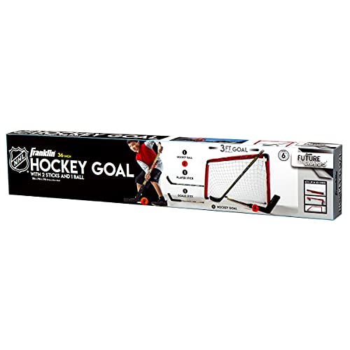 Franklin Sports NHL Goal and 2 Stick Set