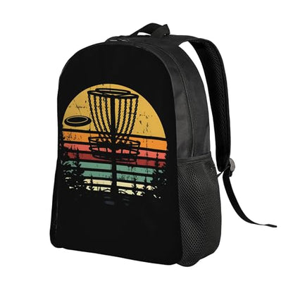 Disc Golf American Backpacks For Men Women Book Bag Travel Hiking Camping Work Lightweight - color: Ye27