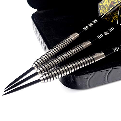 CUESOUL Tungsten Steel Tip Darts- Precise Barrels 18 19 21 24 Grams - color: 25 Grams-Luxury Case