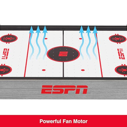 ESPN Air Hockey Table for Kids Includes Pucks and Paddles, Arcade Games