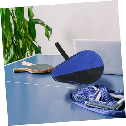 Happyyami Portable Table Tennis Paddle Cover Bag Durable Storage Case for Paddle Balls Compact Organizer for Players Use