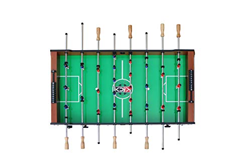 KICK Monarch 48" Folding Foosball Table – Compact Indoor Game Table - color: Brown