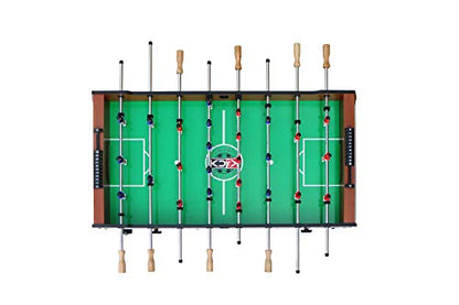 KICK Monarch 48" Folding Foosball Table – Compact Indoor Game Table - color: Brown