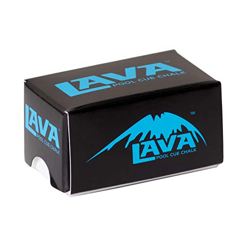 Lava Pool Cue Billiard Chalk - 4 pcs - 2 Boxes - color: Blue
