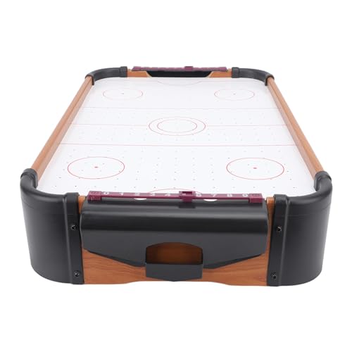 Table Top Air Hockey Game, Battery Operated Kids Adults with 2 Paddles and Pucks, Ideal for Indoor Outdoor Family Fun