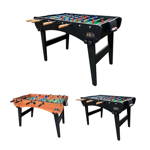 KICK Phoenix 55" Folding Foosball Table – Professional Full-Size Indoor Game Table - color: Black