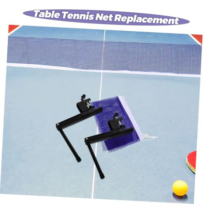 Happyyami Table Tennis Net Set Elastic Mesh Net for Play Game Includes Portable Posts for Training and Competition