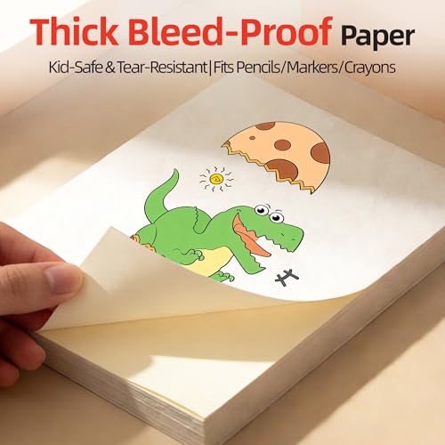 Cavnewt Kids Coloring Book with Foldable Surprise Design, Expandable Long Coloring Pages, Creative Drawing Activity Book for Toddlers & Kids, Screen-Free Travel Activity,Ideal Gift for Kids
