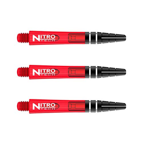 RED Dragon Nitrotech Short Stems - 3 Sets per Pack (9 Stems in Total) - color: Red