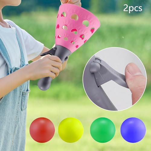 Outdoor Indoor Game Activities Pass Catch Game Backyard Lawn for 4 6 8 10 12+Year Old Adults - color: Red