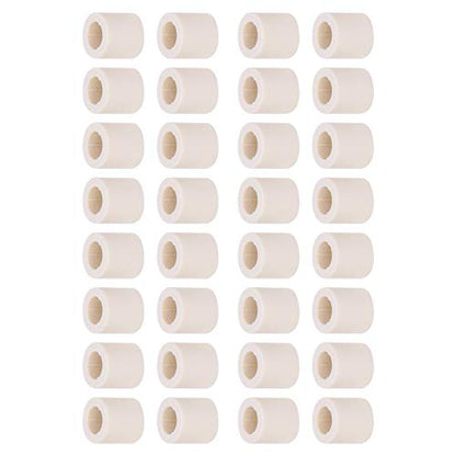 Pool Cue Ferrules, 40 PCS 13mm Fiber Replacement Ferrules Billiard Stick with Screw On Installation for House Bar 8 9 Ball Pool - size: 13MM 0.5"