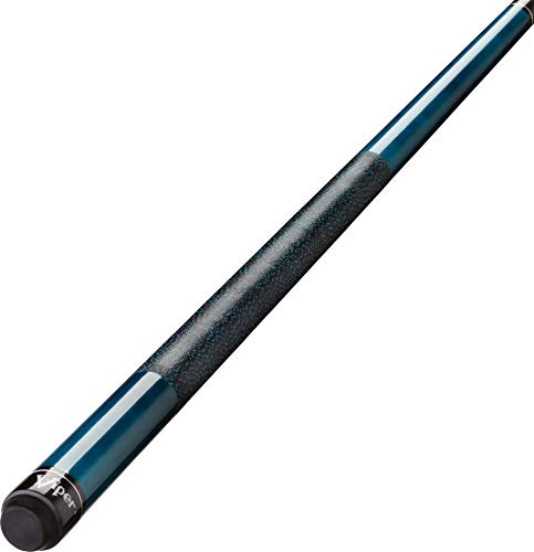 Viper Elite 58" 2-Piece Billiard/Pool Cue - color: Azure Blue, size: 18-Ounce
