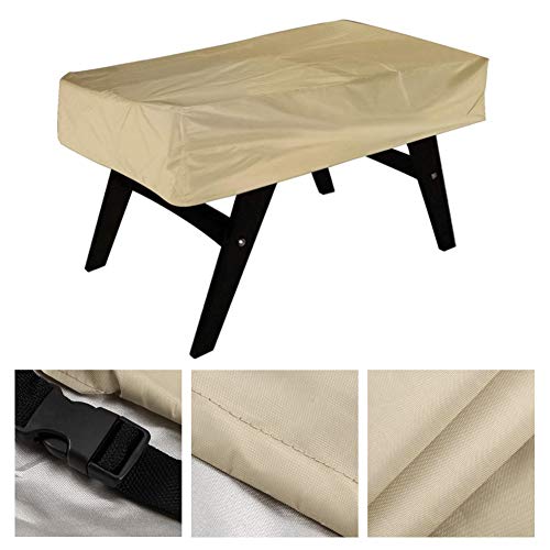 Billiard Table Cover Water | 210D Oxford Fabric Particle Barrier & Weather Defiant | Protective Layer for Pool Tables / Patio Furniture | 142x132x38cm