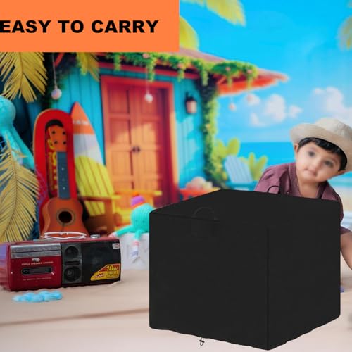 Arcade Table Cover, 600D Oxford Covers Compatible with Arcade1Up Pac-Man Head-to-Head Arcade Machine,Indoor Game Table Accessories, All Weather Protective,Black,36.6*24.4*28.7inch