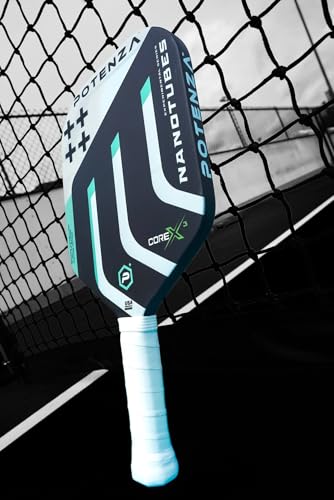 POTENZA Carbon Nanotubes+ COREx3 Pro Pickleball Paddle (3K Carbon Fiber, 16mm)