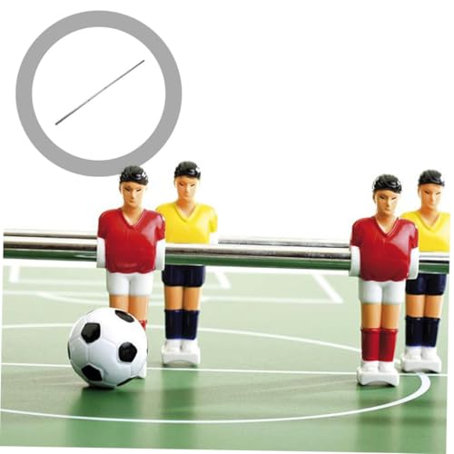 2pcs Foosball Table Replacement Rods Extended Steel Poles Operation Handles for Adult and Tabletop Soccer Game Accessories