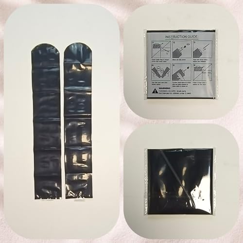 48pcs Round Head Boom Sticks Thunder Sticks Cheering Sticks Team Spirit Plastic Cheerleading Spirit Stick Clapper Inflatable Noise Maker Sports Supply (Black) - color: Black