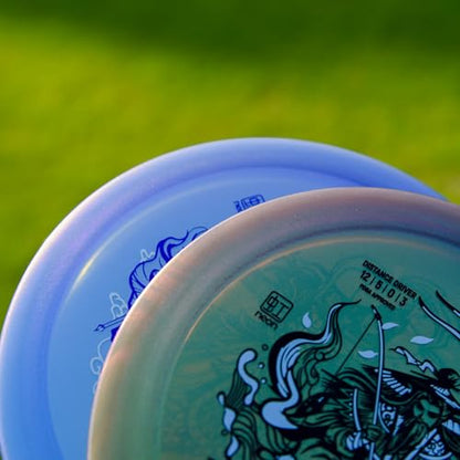Yikun Disc Golf Ultra-Overstable Distance Driver|Pro Worlds 2025 Limited Edition|Powerful Hyzer Fade for Forehand/Backhand|Skip-Enhanced Approach Shots|PDGA Approved 170-175g - color: Green