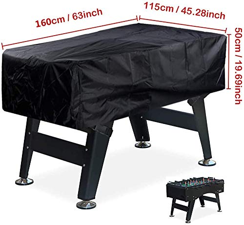 Foosball Table Protection - Waterproof Outdoor/Indoor UV Resistant Foosball Table Cover - style: 63 x 45 x 20inch
