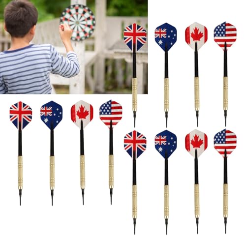 Soft Tip Dart Set, Plastic Tip Darts Set, Soft Tip Darts Set with 50 Dart Tips 12 Flights Shafts Barrels for Electronic Dart Board
