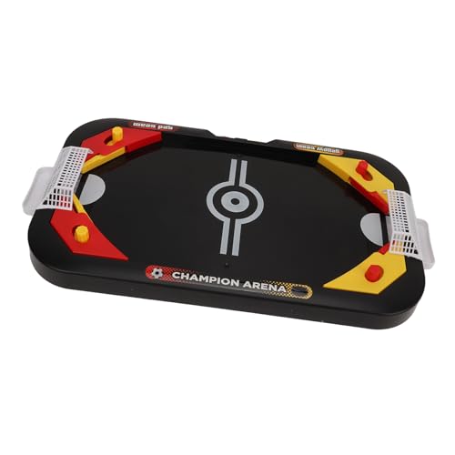 Air Hockey Table, 2 in 1 Portable Compact 2 Player Mini Hockey Game, Competitive Tabletop Puck Game with Modes and Accessories for Kids Teens Adults Family