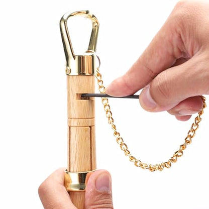 Tiiyee Billiard Cue Clamp, Wooden Cue Tip Clamp Pool Pole Cue Tips Clamp Billiard Cue Stick Tip Repair Billiard Rod Trimmer Polishing Fastener Maintenance Tool Kit Shaper Burnisher File for Snooker